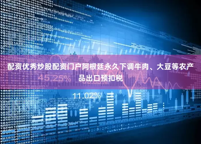 配资优秀炒股配资门户阿根廷永久下调牛肉、大豆等农产品出口预扣税